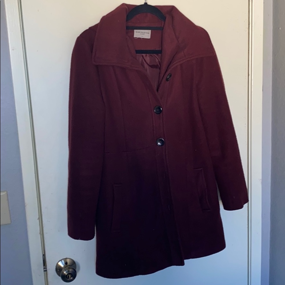Mulberry pea coat